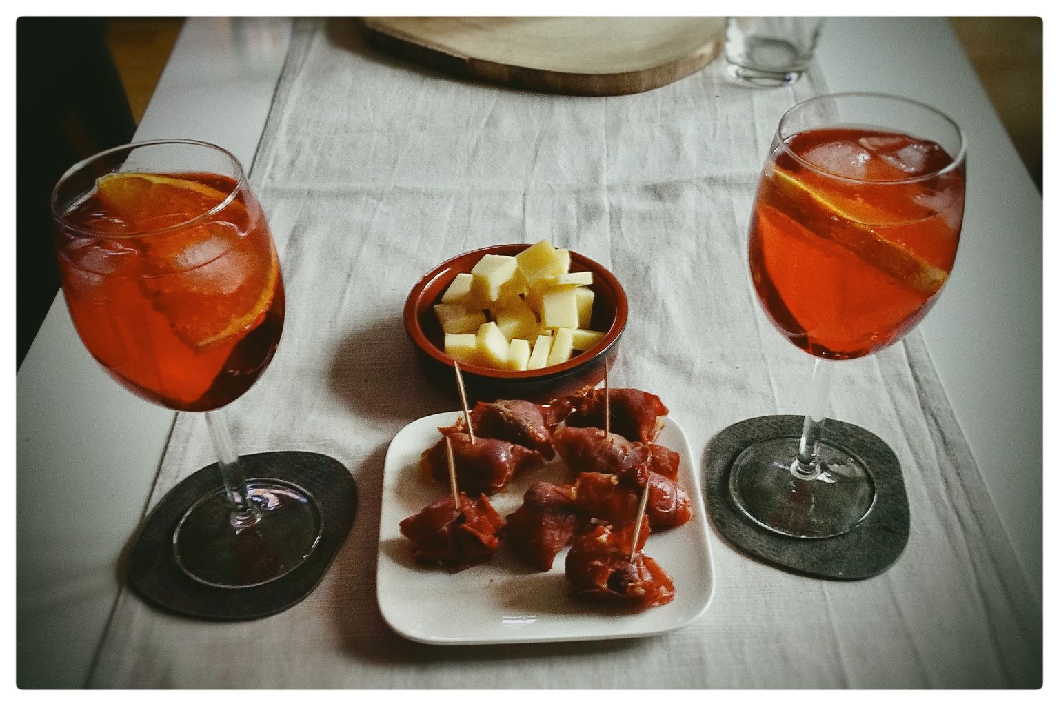 kleiner Snack mit Pampelle-Spritz (118/365)
